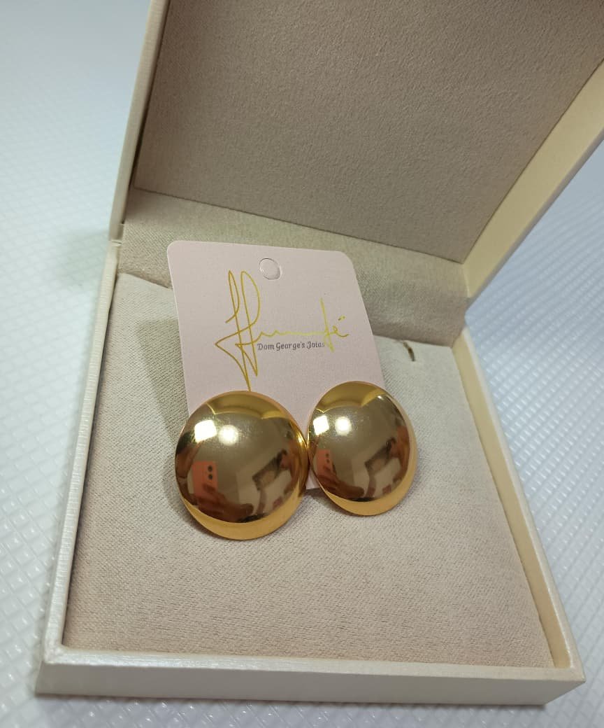 BRINCO REDONDO G - AÇO DOURADO