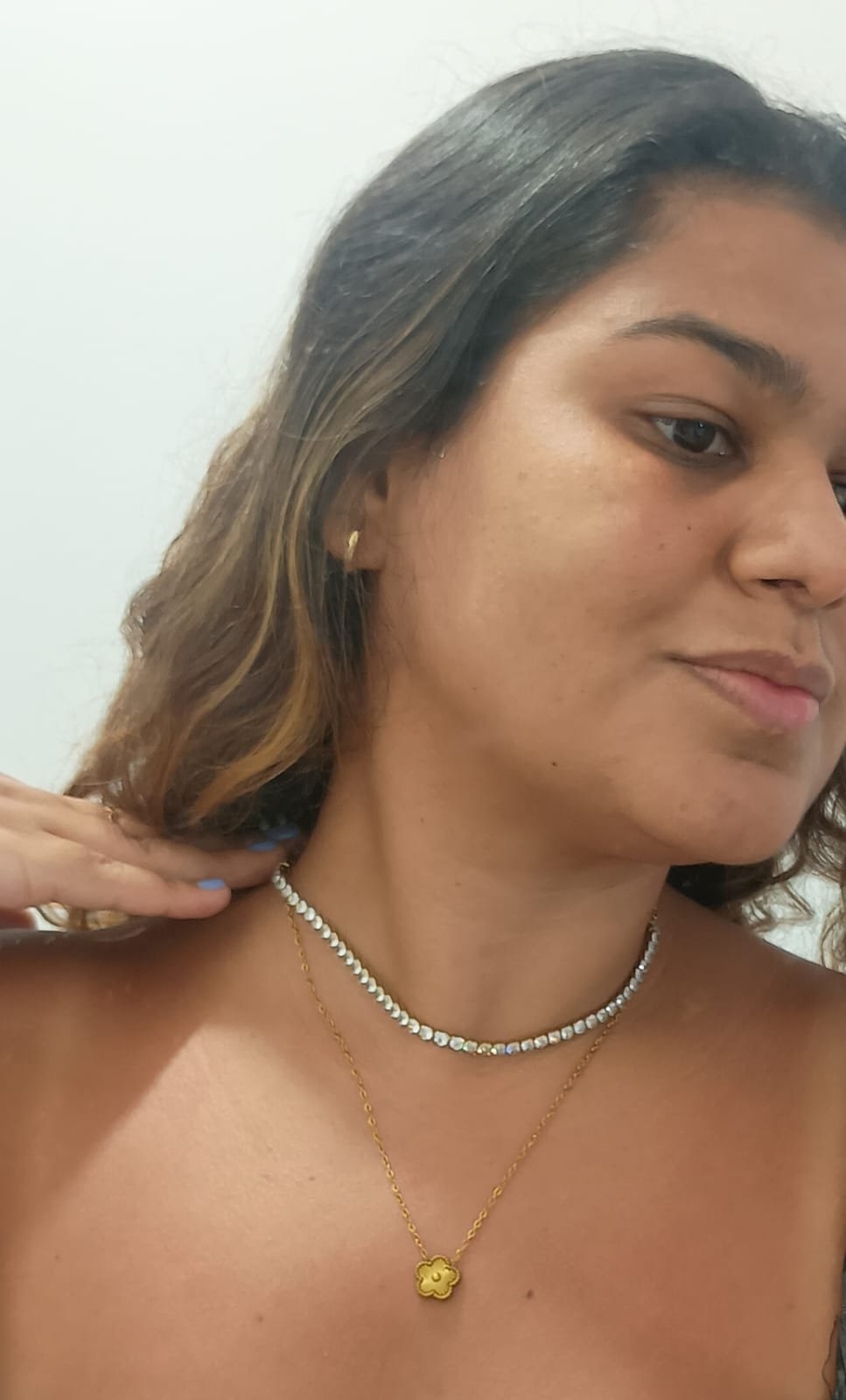 COLAR RIVEIRA ZIRCONIAS - A PROCA D ÁGUA